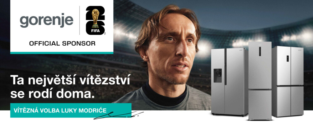 Gorenje se stává oficiálním sponzorem mistrovství světa ve fotbale